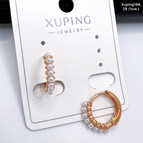 Сережки Xuping18К 20024 ( 1 см.)